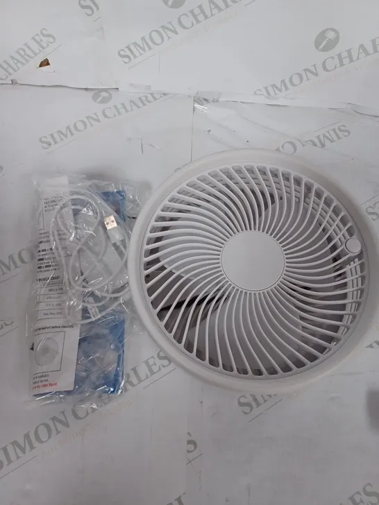 BELL & HOWELL OSCILLATING FOLDING RECHARGEABLE FAN