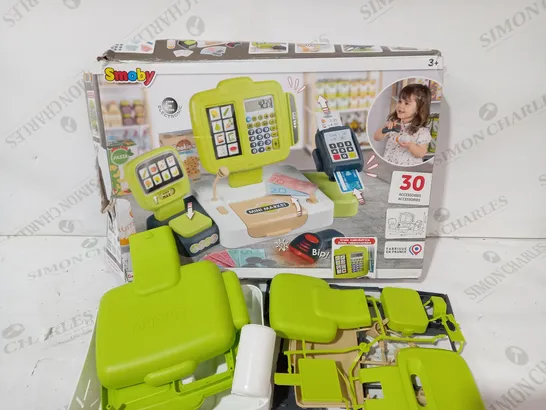 BOXED SMOBY LARGE CASH REGISTER RRP £39.99