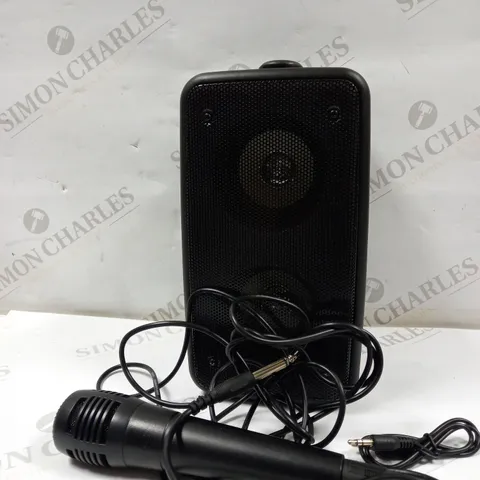 JUICE DISCO XL KARAOKE MICROPHONE WITH BUILT IN SPEAKER