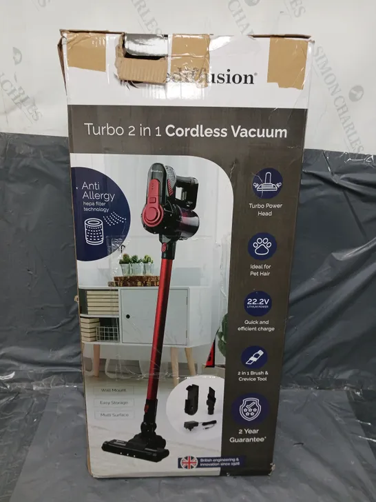 BOXED REDIFFUSION TURBO 2 IN 1 CORDLESS VACUUM CLEANER