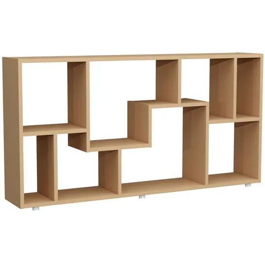 BOXED RENUKA 58cm H X 116cm W GEOMETRIC BOOKCASE (1 BOX)