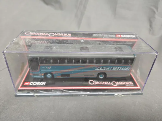 CORGI THE ORIGINAL OMNIBUS COMPANY - SCALE 1:76 - PLAXTON PREMIER BASSETTS COACHWAYS LTD