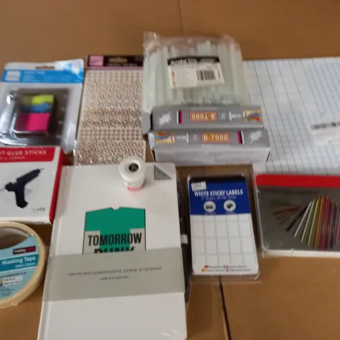 LOT OF 12 ASSORTED STATIONARY ITEMS 