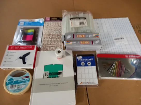 LOT OF 12 ASSORTED STATIONARY ITEMS 