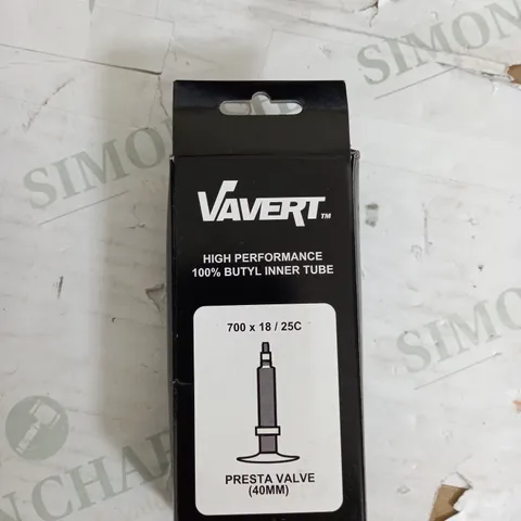 VAVERT HIGH PERFORMANCE INNER TUBE 700X18/25C 40MM 