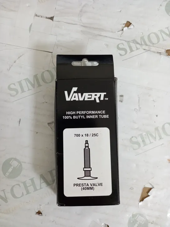 VAVERT HIGH PERFORMANCE INNER TUBE 700X18/25C 40MM 