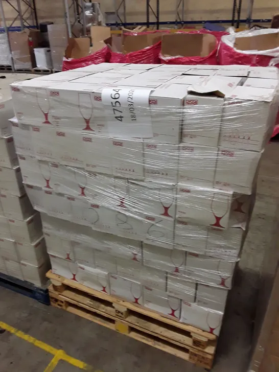 PALLET OF APPROXIMATELY 210 BOXES CONTAINING 6 RASTAL AVIERO 300ML GOBLETS