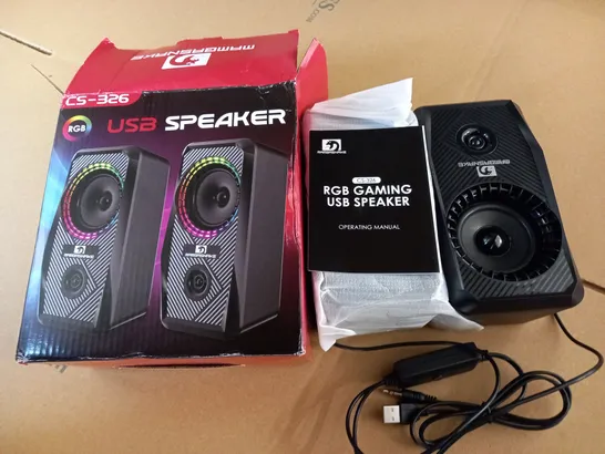 BOXED CS-326 RGB USB SPEAKER