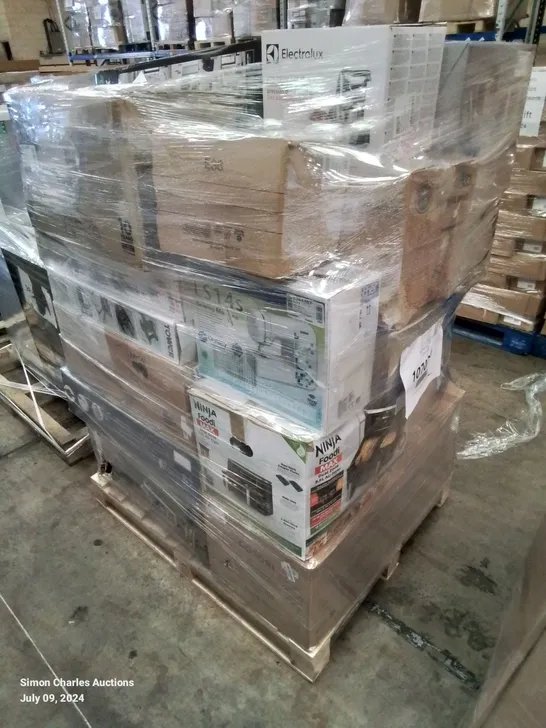 PALLET OF APPROXIMATELY 35 UNPROCESSED RAW RETURN HOUSEHOLD AND ELECTRICAL GOODS TO INCLUDE;