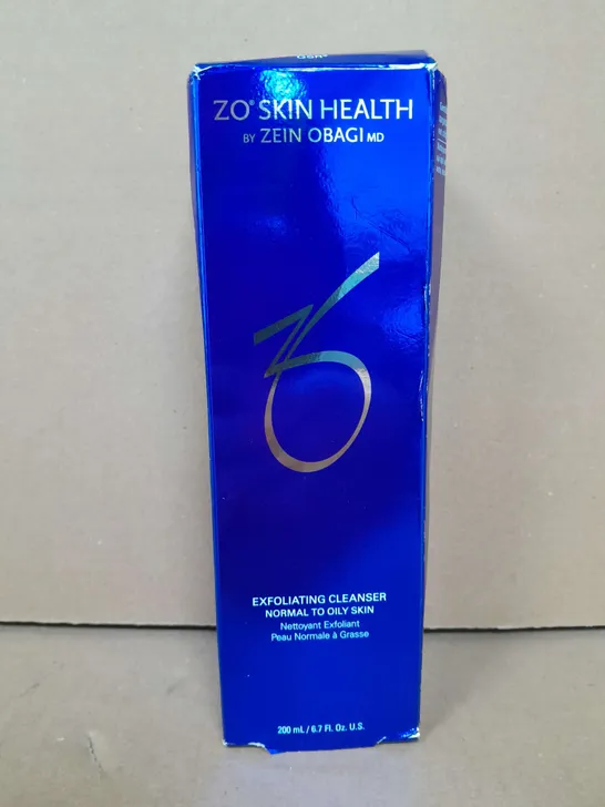 ZO SKIN HEALTH EXFOLIATING CLEANSER NORMAL TO OILY SKIN 200ML 6.7OZ