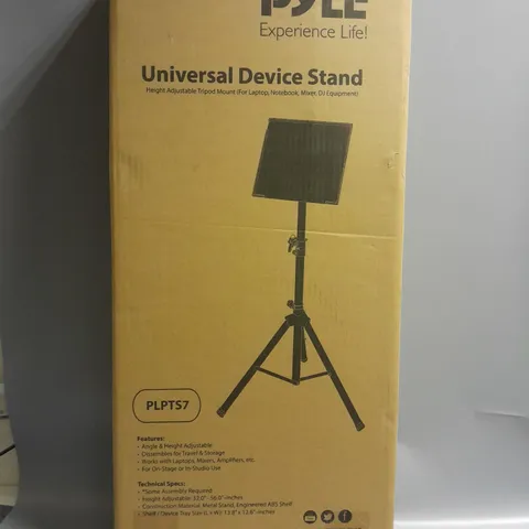 BOXED PYLE UNIVERSAL DEVICE STAND