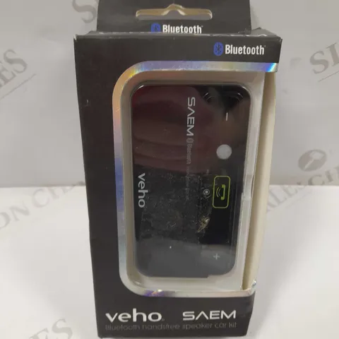 APPROXIMATELY 16 BOXED VEHO SAEM BLUETOOTH HANDSFREE SPEAKER CAR KIT