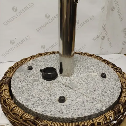 GRANITE WICKER PARASOL BASE 20KG - COLLECTION ONLY