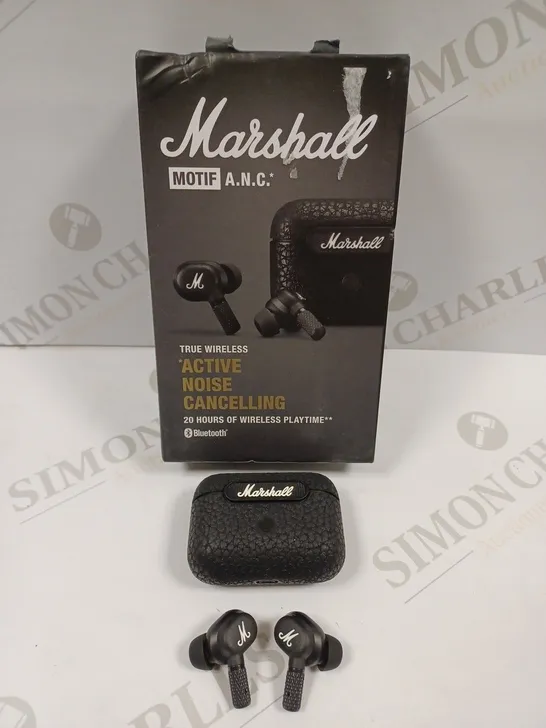 BOXED MARSHALL MOTIF A.N.C TRUE WIRELESS EARPHONES 