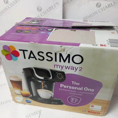 BOXED BOSCH TASSIMO MY WAY 2 THE PERSONAL ONE COFFEE MACHINE