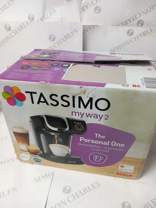 BOXED BOSCH TASSIMO MY WAY 2 THE PERSONAL ONE COFFEE MACHINE