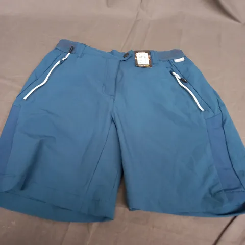 REGATTA GREAT OUTDOORS BLUE WOMENS SHORTS - UK 10