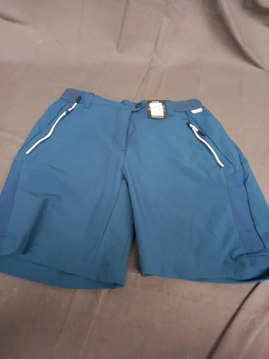 REGATTA GREAT OUTDOORS BLUE WOMENS SHORTS - UK 10