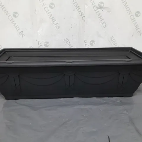 BOXED VENETIAN WINDOW RECTANGULAR PLASTIC PLANTER 