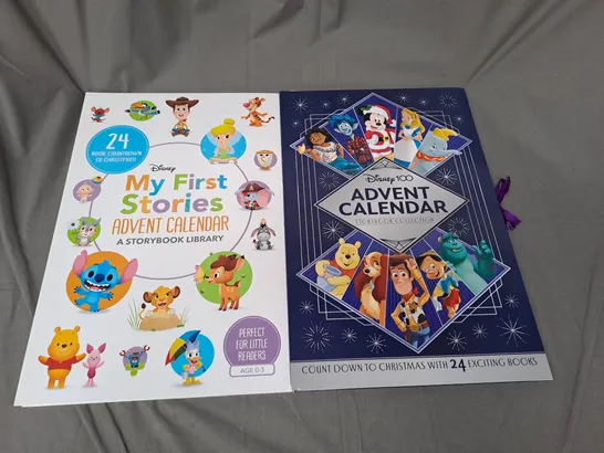 5 ASSORTED DISNEY ADVENT CALENDAR STORYBOOK COLLECTIONS