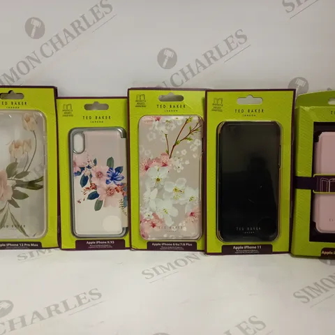 LOT OF 5 TED BAKER APPLE IPHONE CASES