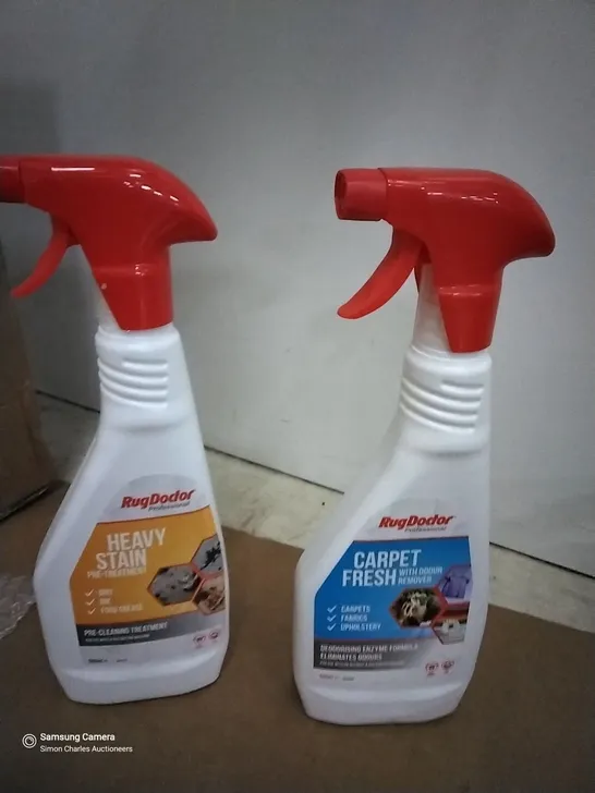 TWO 500ml RUG DOCTOR SPRAY CARPET TREATMENTS