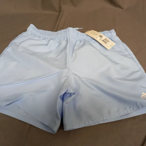 ADIDAS LIGHT BLUE SHORTS - 11-12 YEARS 