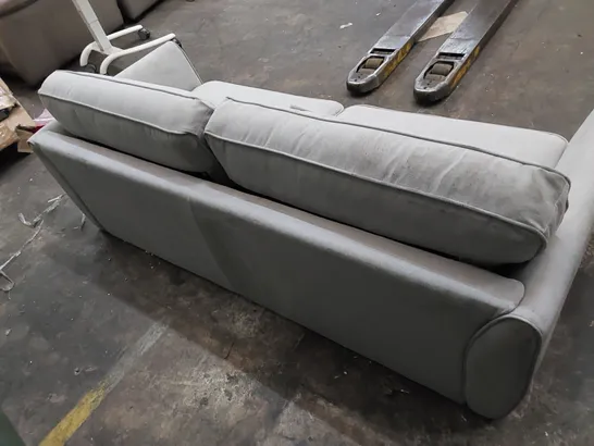 DESIGNER LARGE SOFA UPHOLSTERED IN FABRIC 