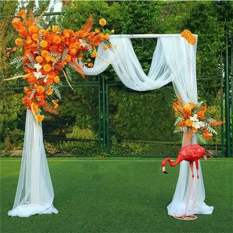 BOXED GARDEN ARCH WEDDING BACKDROP STAND (1 BOX)