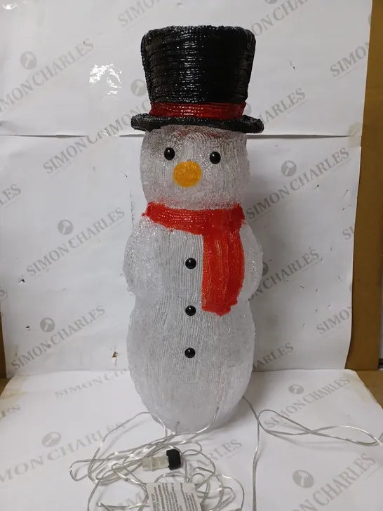 JOHN LEWIS ICE WHITE LED SNOWMAN LIGHT 