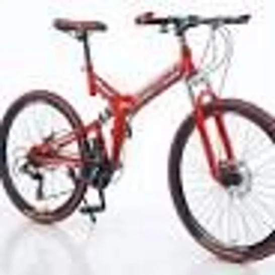 BOXED ISTARZ BYKKA F6 SPORTS FULL GAS SUSPENSION BIKE - RED 