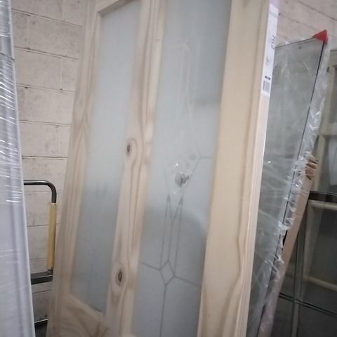 KNOTTY PINE GLAZED DOOR 762 × 1981MM