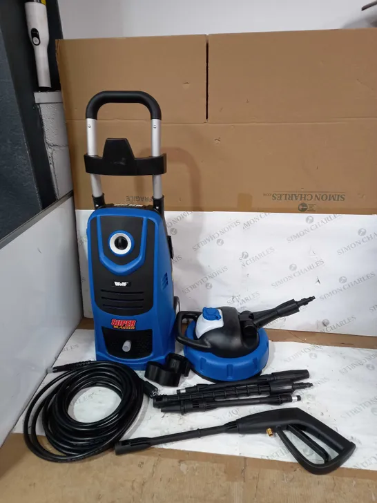 WOLF SUPER BLASTER PRESSURE WASHER BLUE - COLLECTION ONLY