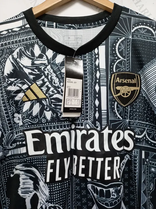 ADIDAS ARSENAL X IAN WRIGHT SPECIAL EDITION SHIRT - MEDIUM