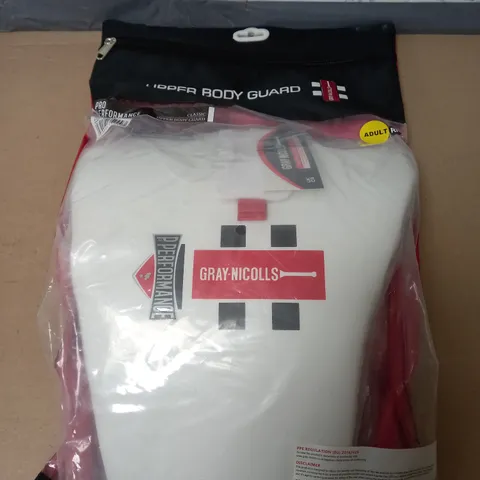 BAGGED GRAY NICOLLS PRO PERFORMANCE UPPER BODY GUARD