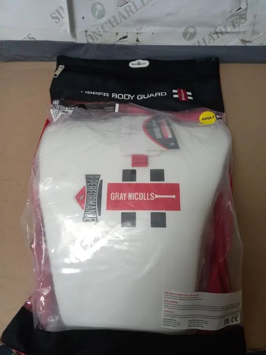 BAGGED GRAY NICOLLS PRO PERFORMANCE UPPER BODY GUARD