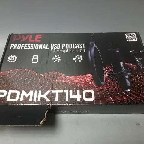 PYLE PROFESSIONAL USB PODCAST MICROPHONE KIT PDMIKT140