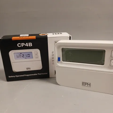 BOXED CP4B BATTERY OPERATED PROGRAMMABLE THERMOSTAT 