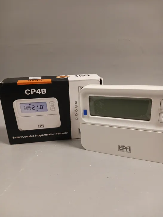 BOXED CP4B BATTERY OPERATED PROGRAMMABLE THERMOSTAT 