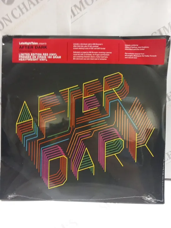 LATE NIGHT TALES PRESENTS AFTER DARK LIMITED EDITION RED VINYL PRESSED ON VIRGIN 180 GRAM HEAVYWEIGHT VINYL