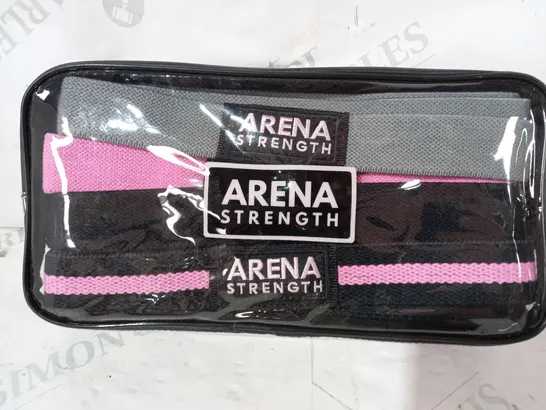 ARENA STRENGTH PACK OF RESISTANCE BANDS WITH WORKOUT GUIDE