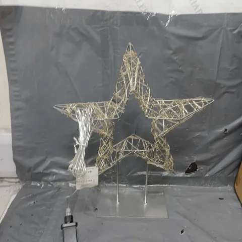 45 CM STAR ROOM LIGHT ON STAND CHRISTMAS DECORATION