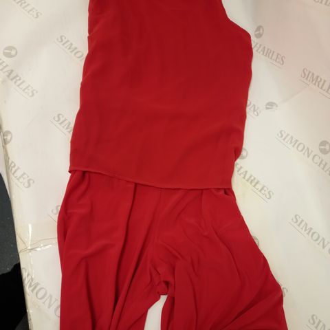 LOT OF MIXED WOMEN'S EVENING WEAR TO INCLUDE JUMPSUITS, DRESSES & SKIRTS - VARIOUS DESIGNS, COLOURS AND SIZES