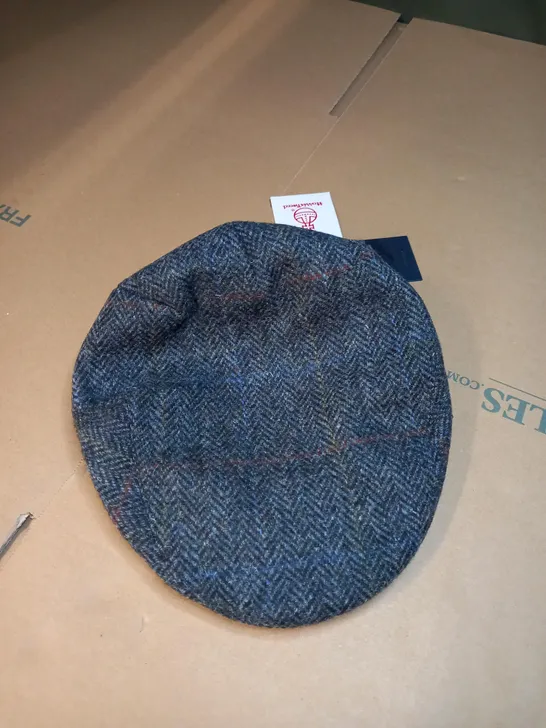 FAILSWORTH FLAT CAP HARRIS TWEED 100% WOOL 7-75CM 