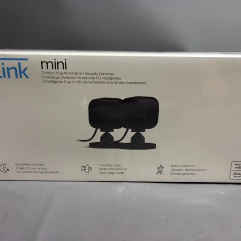 BOXED AND SEALED BLINK MINI SMART INDOOR SECURITY CAMERAS