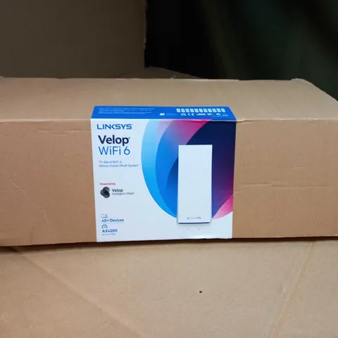 BOXED LINKSYS VELOP WIFI 6 TRIBAND WHOLE HOME SYSTEM