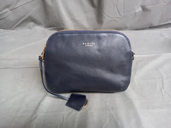 RADLEY LONDON LEATHER BAG IN NAVY 