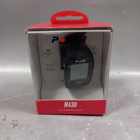 BOXED POLAR M430 GPS RUNNING WATCH IN BLACK