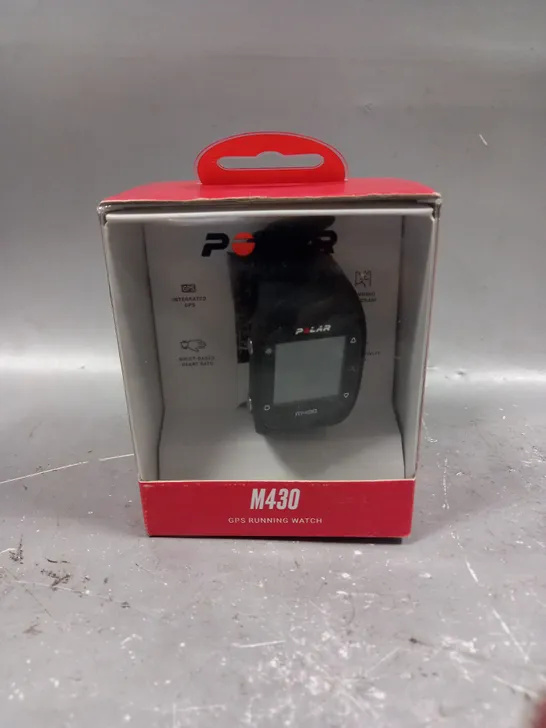 BOXED POLAR M430 GPS RUNNING WATCH IN BLACK