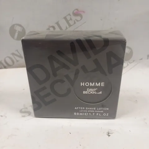 BOXED AND SEALED DAVID BECKHAM HOMME AFTER SHAVE LOTION 50ML